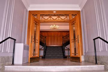 Interior entrance