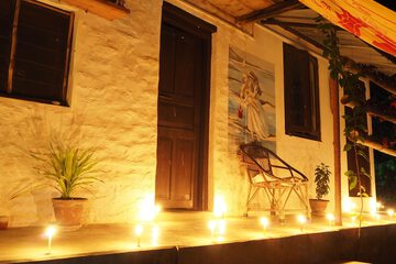 Front of property - evening/night