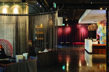 Interior entrance