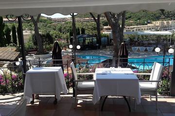 Poolside bar