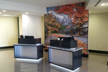 Check-in/check-out kiosk