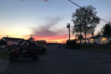 Front of property - evening/night