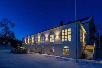 Front of property - evening/night