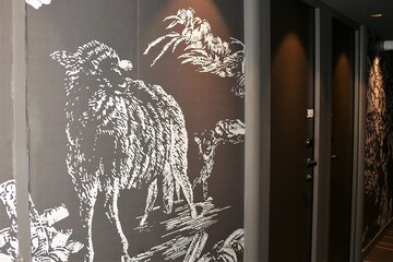 Interior entrance