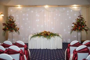 Indoor wedding
