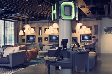 Lobby sitting area