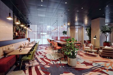 Lobby sitting area