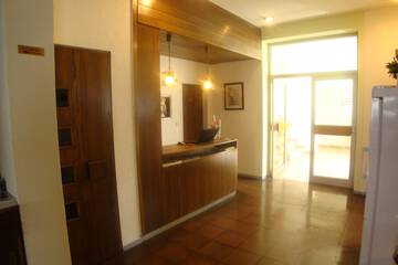Interior entrance