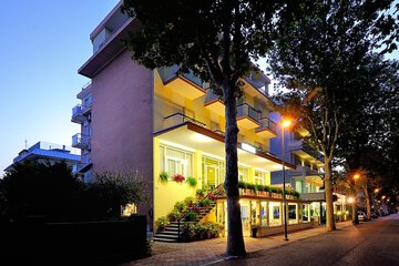 Front of property - evening/night
