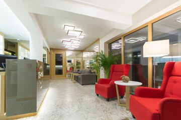 Lobby sitting area