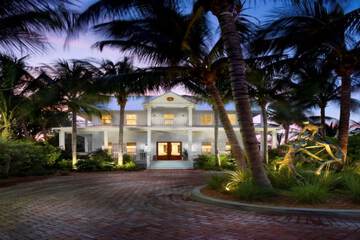 Front of property - evening/night