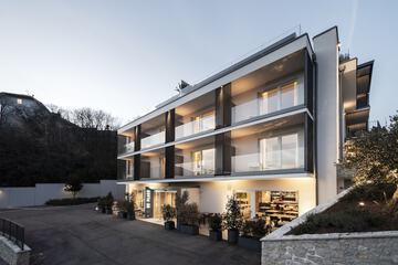 Front of property - evening/night