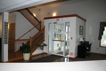 Interior entrance