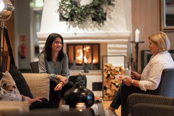 Lobby sitting area