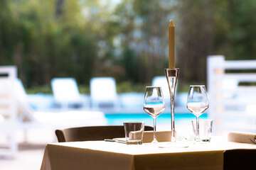 Couples dining