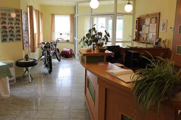 Interior entrance