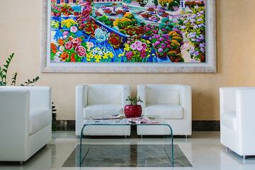 Lobby sitting area