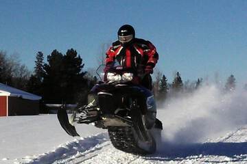 Snowmobiling