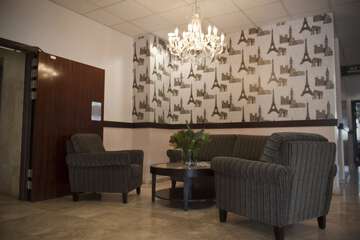 Lobby sitting area