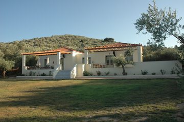 Outdoor banquet area