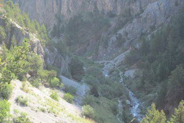 Outdoor rock climbing