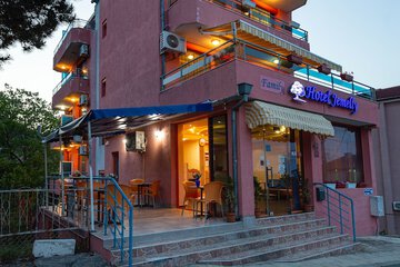 Front of property - evening/night
