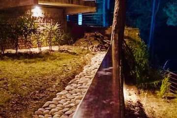 Front of property - evening/night