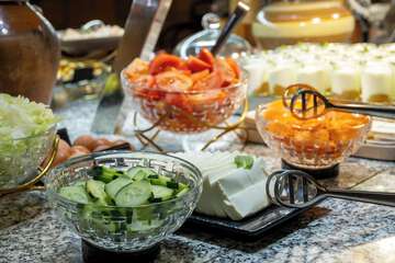 Breakfast buffet