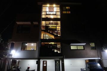 Front of property - evening/night