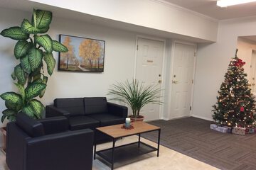 Lobby sitting area