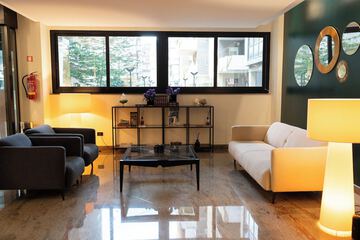 Lobby sitting area