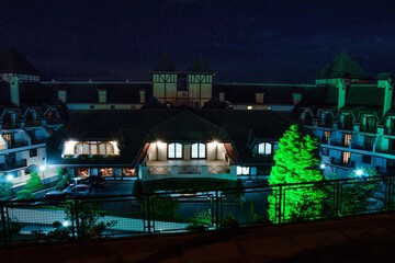 Front of property - evening/night