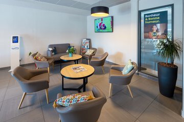 Lobby sitting area