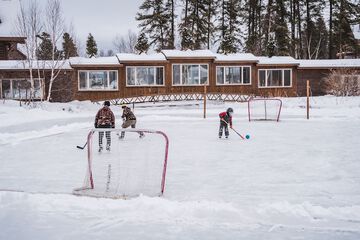 Ice skating