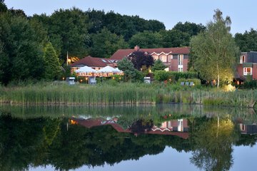 Front of property - evening/night