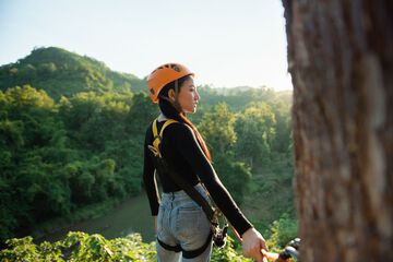 Ziplining