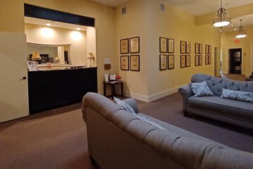 Lobby sitting area