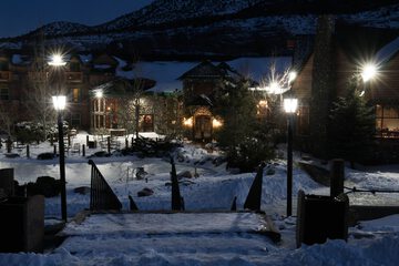 Front of property - evening/night