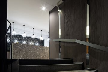 Interior entrance