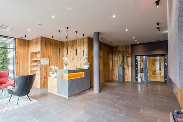 Interior entrance