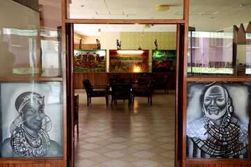 Interior entrance