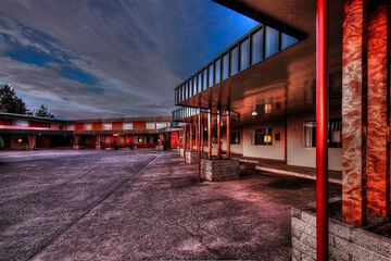 Front of property - evening/night