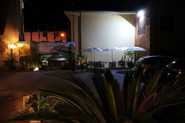 Front of property - evening/night