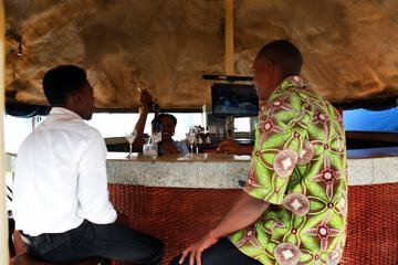 Poolside bar