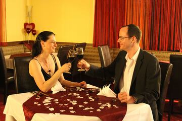 Couples dining