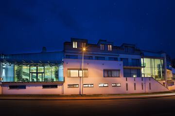 Front of property - evening/night