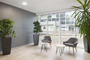 Lobby sitting area