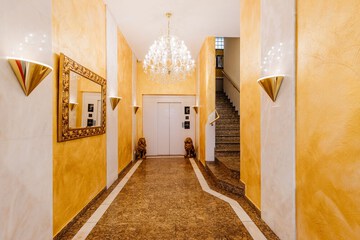 Interior entrance