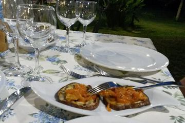 Couples dining