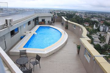 Rooftop pool